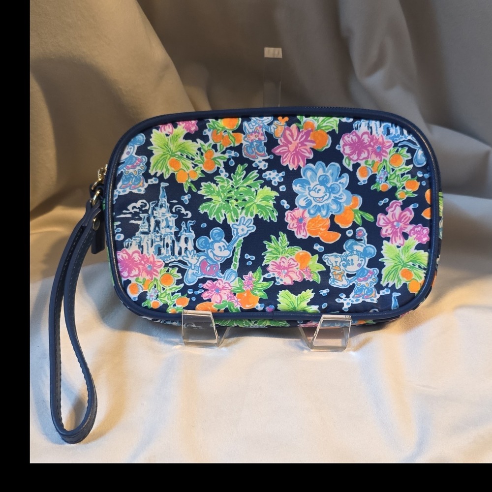 Lilly Pulitzer-Disney Parks x Eden Rutherford Mickey Mouse Floral Wristlet